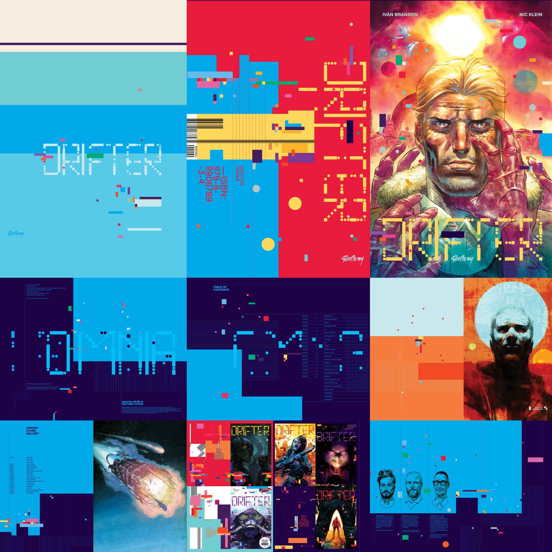 Drifter Omnia book designs