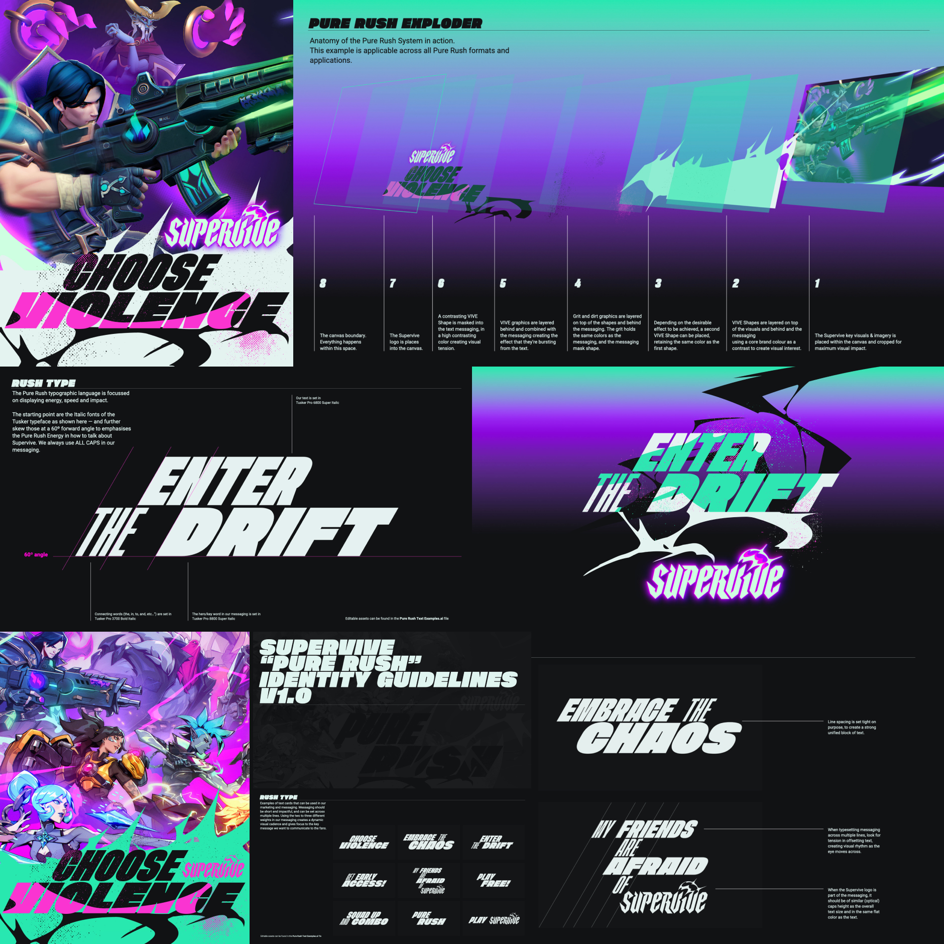 Supervive Pure Rush guidelines