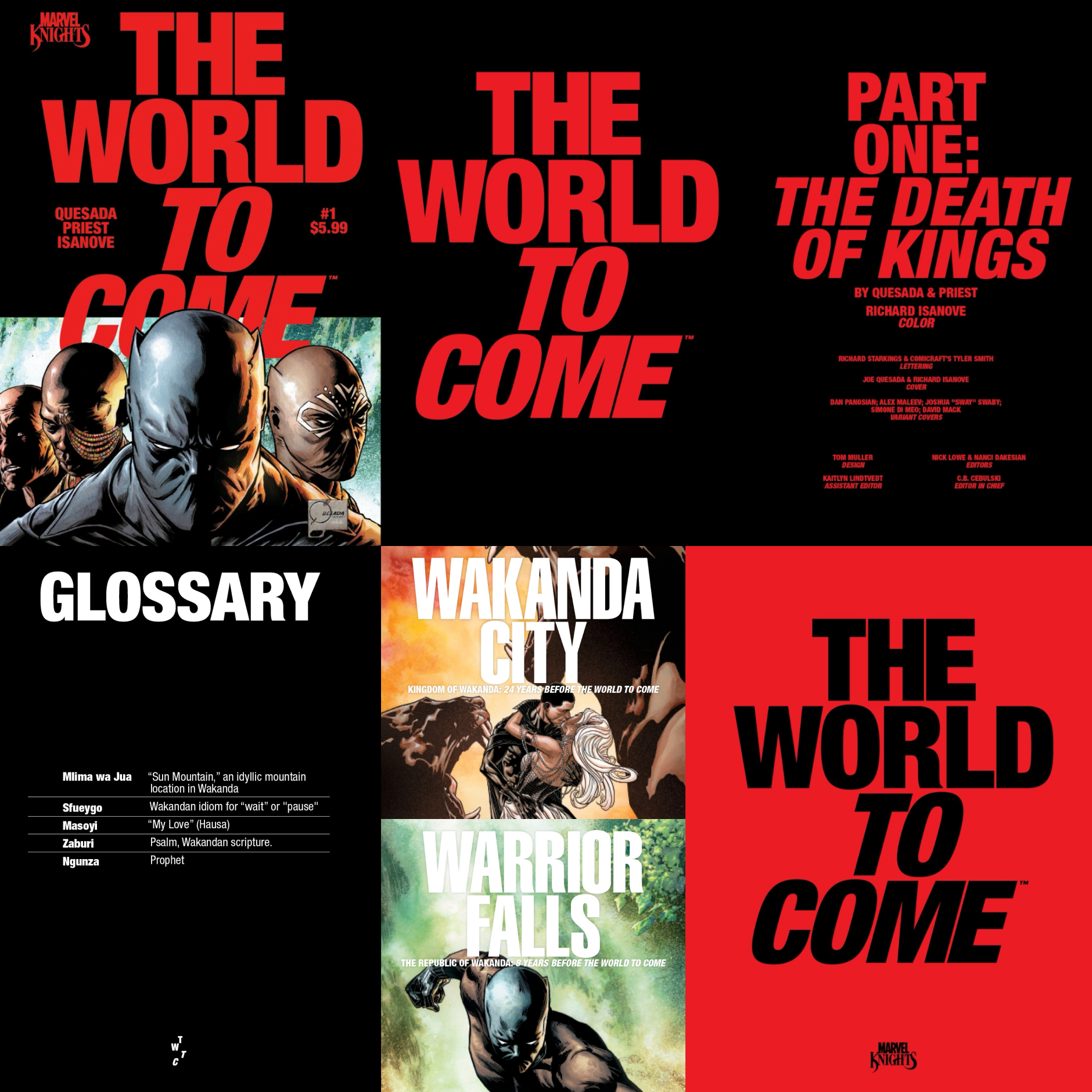 Marvel The World To Come pages