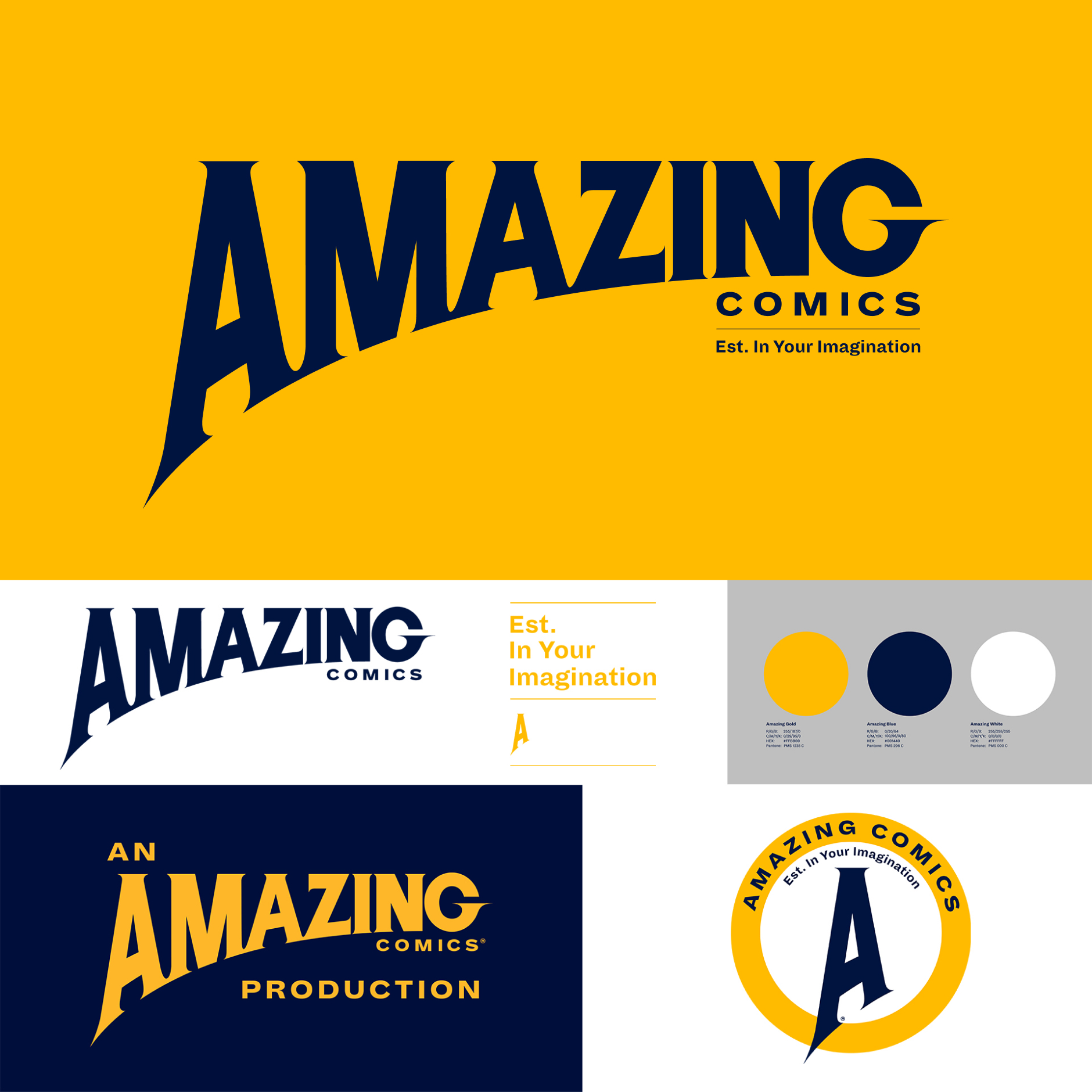 Amazing Comics identity