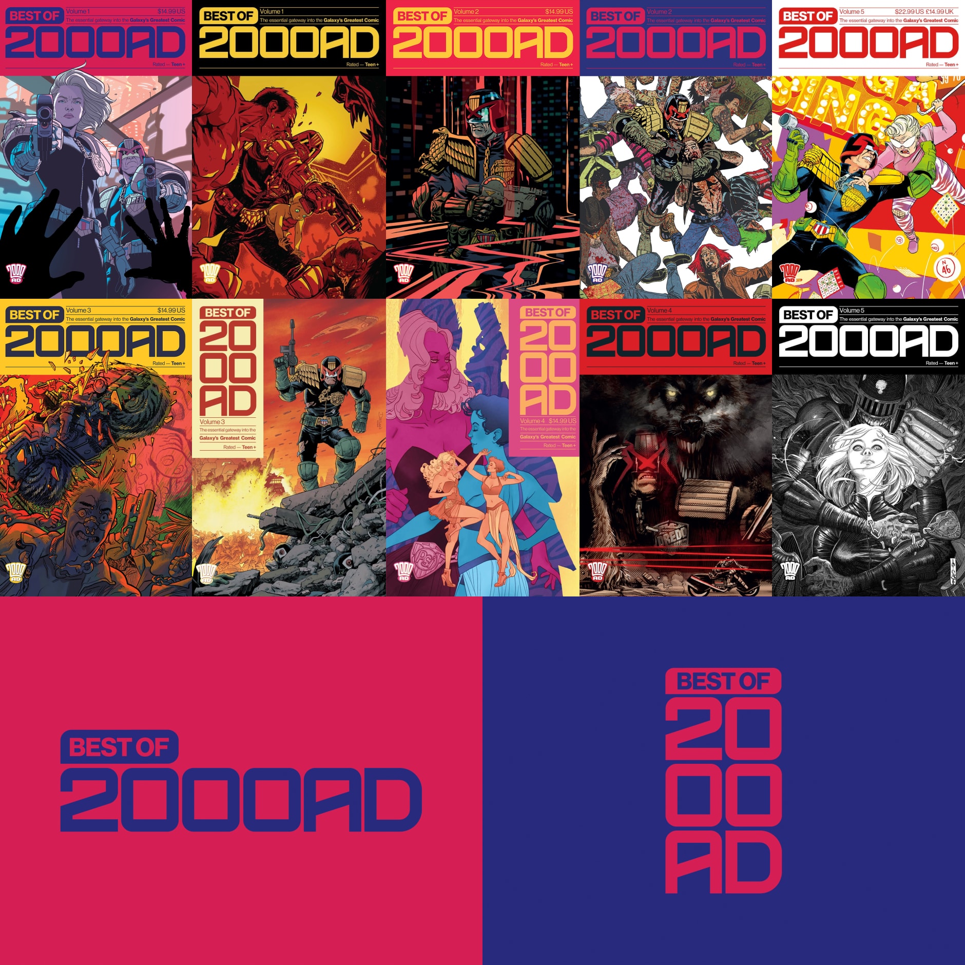 Best of 2000 AD publication design