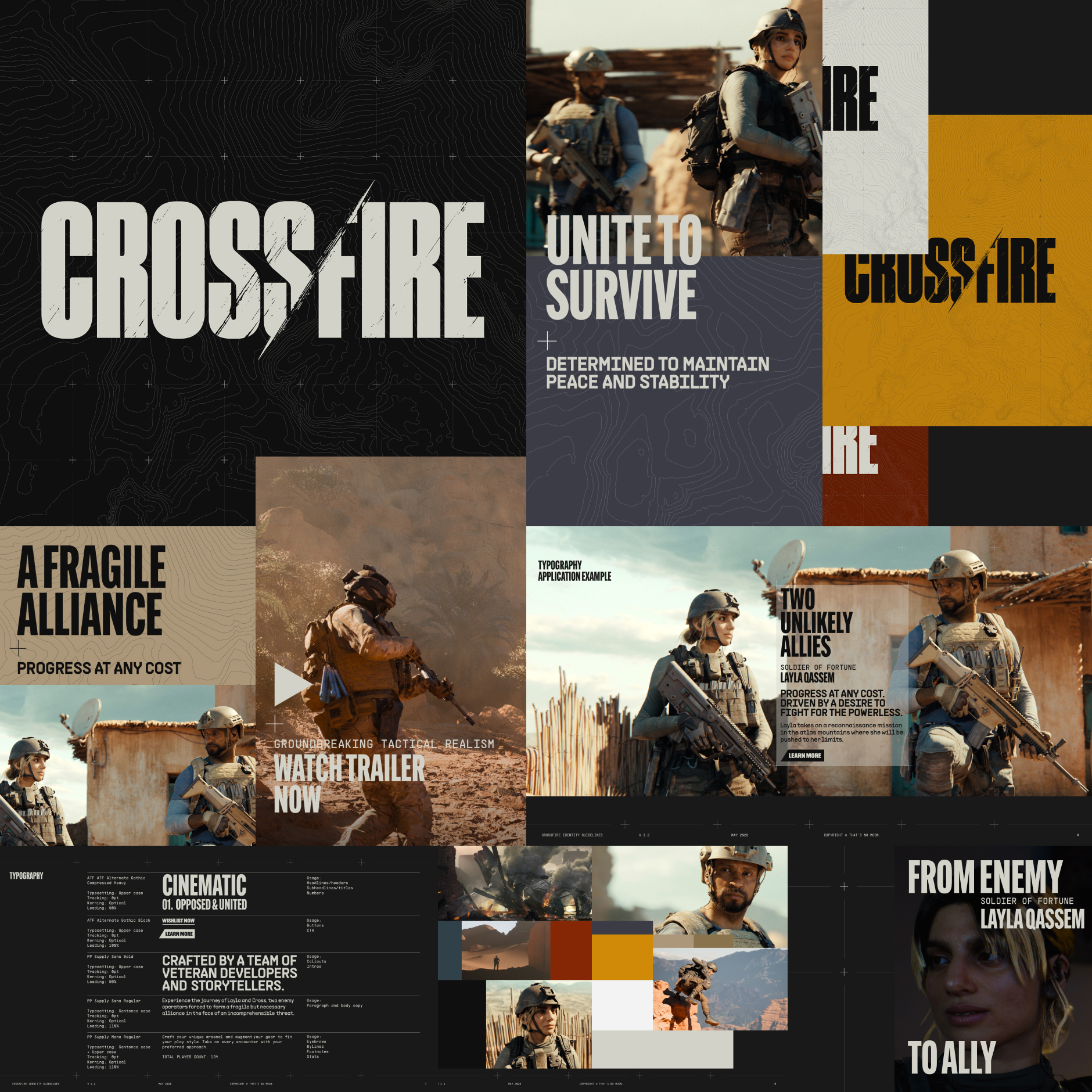 Crossfire brand identity