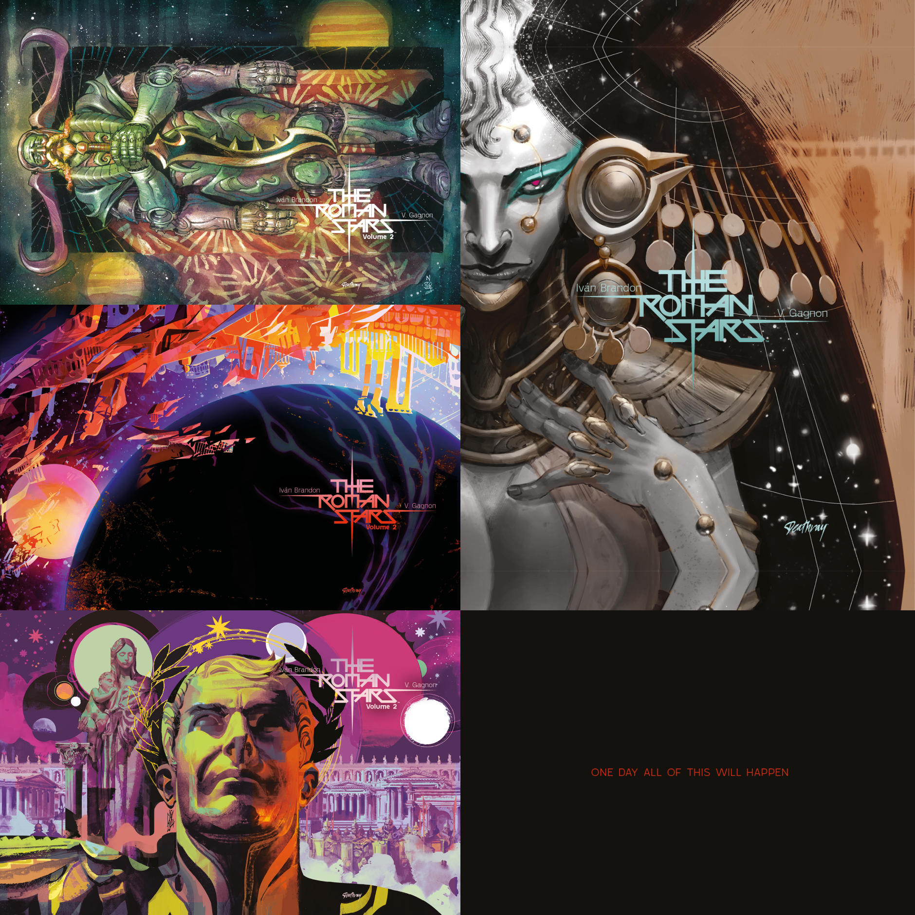 The Roman Stars book design