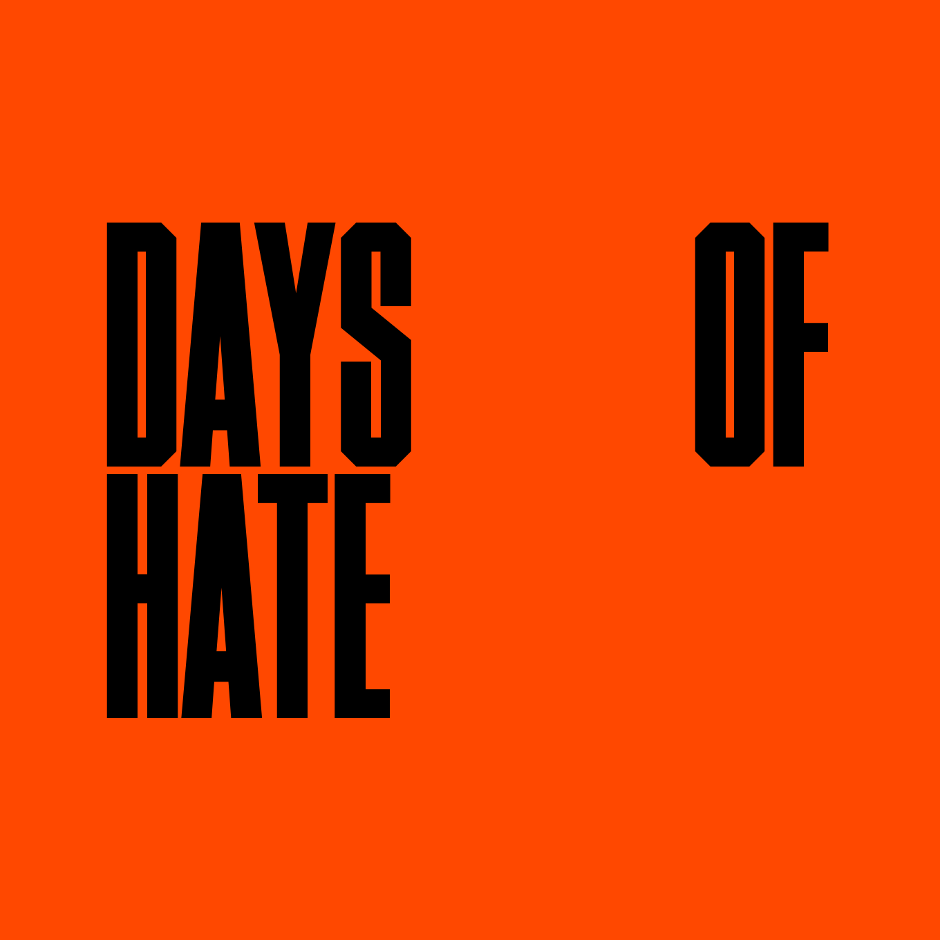 days of hate logo